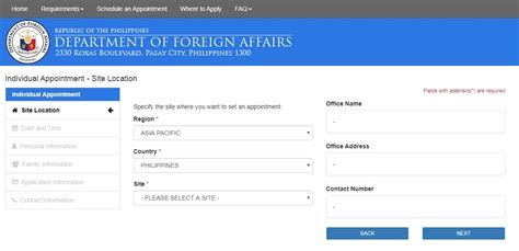 dfa group appointment|philippine passport online appointment.